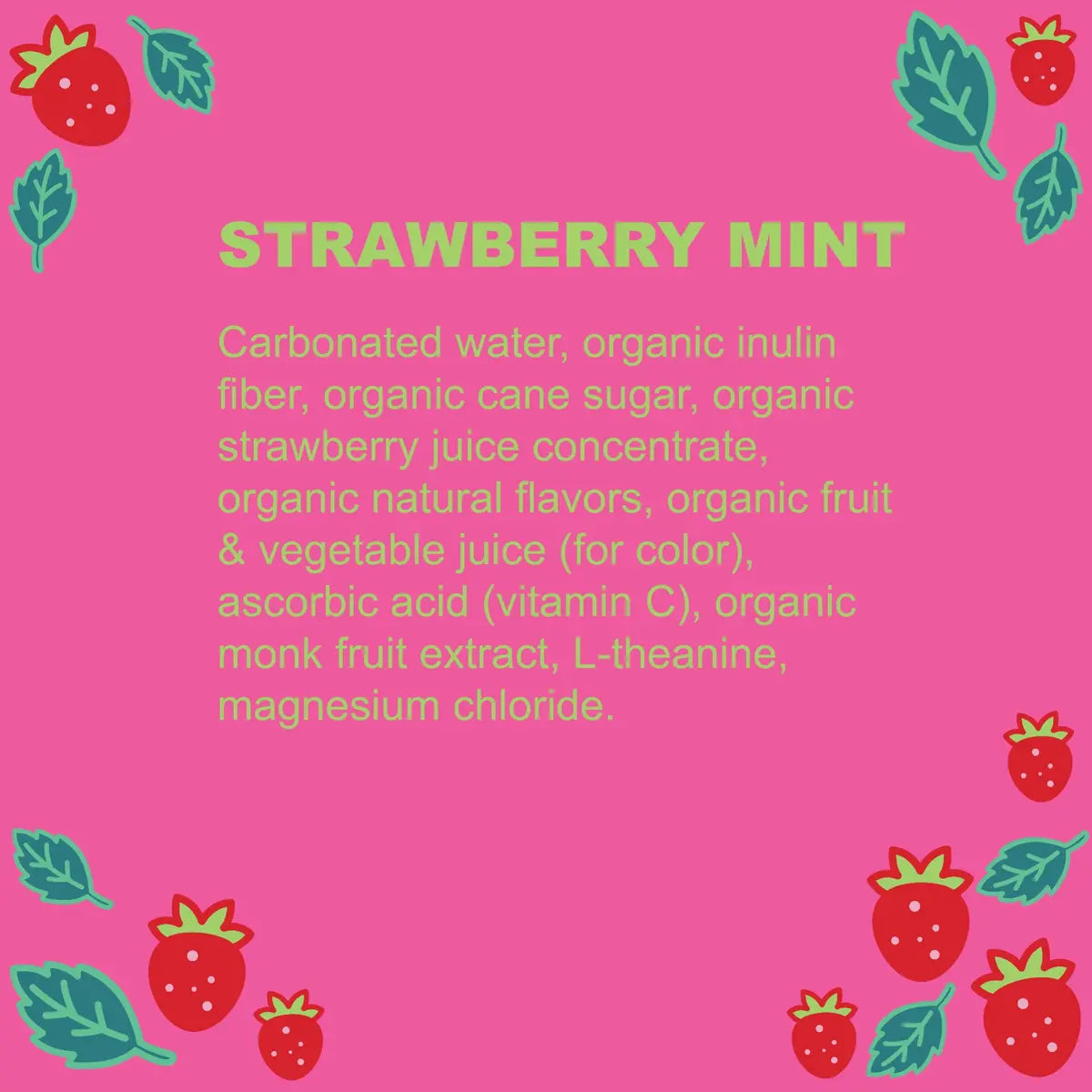 Strawberry Mint — The Chill — 4-Pack